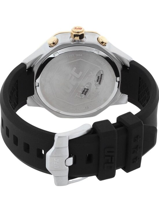 NWT Timex UFC King Chronograph Quartz Crystal Black Dial Men\'s Watch main image 3